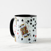 Mug Jeux de carte de jeu (Devant gauche)