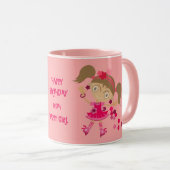 MUG JEUX DON DE FILLE ANNIVERSAIRE (Devant droit)