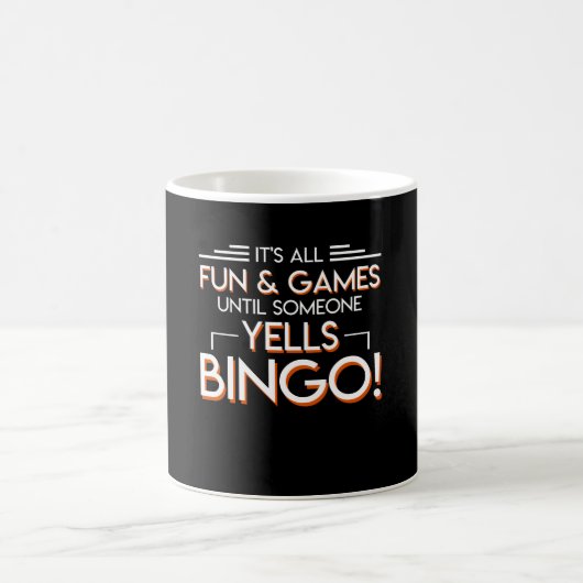 Mug Jeux fun jusqu'à quelqu'un amant de bingo-test de (Centre)