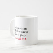 Mug JEUX NOUVEL AN 2020 Vision Jumelles Customisées (Devant gauche)