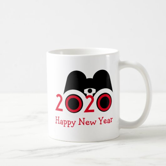 Mug JEUX NOUVEL AN 2020 Vision Jumelles Customisées (Droite)