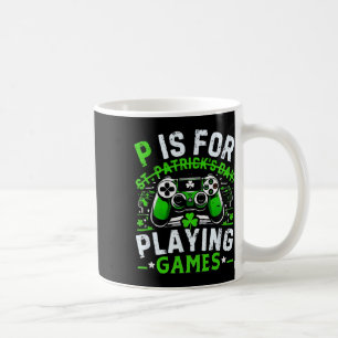 Mug Jeux vidéo de la Saint-Patrick pour joueurs irland