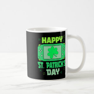 Mug Jeux Vidéo Joueur Trèfle Joyeux St Patrick Jour B