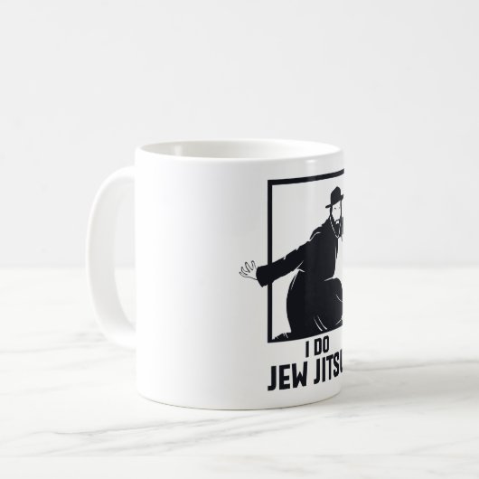 Mug Jew Jitsu I Funny Jui Jutsu (Devant gauche)