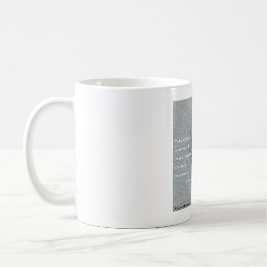 Mug JFK & Citation (Gauche)