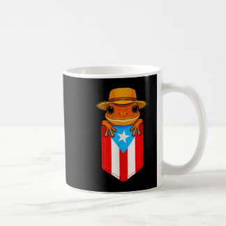 Mug Jibaro Coqui Frog Porto Rico Drapeau Boricua Cket