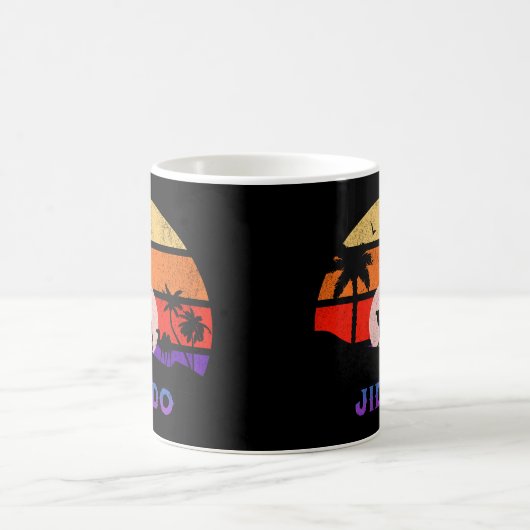 Mug Jiddo Retro Sunset Ocean Grand-père (Centre)