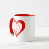 Mug Jigsaw Heart (Devant gauche)