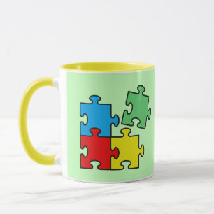 Mug Jigsaw Puzzle Pièces Design Musique
