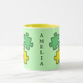 Mug Jigsaw Puzzle Pièces Design Musique (Centre)