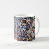 Mug Jigsaw Puzzle Pièces Musique (Devant droit)