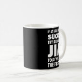 Mug Jim Name Personalized Birthday Fun Christmas Joke (Devant droit)