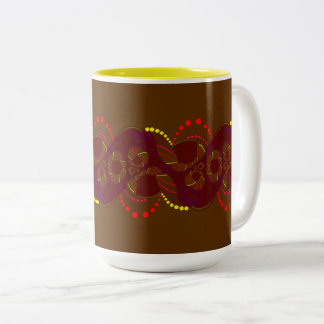 MUG Jimette Design Deco Tweekleurige Koffiemok