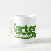 Mug Jimmy Carter 76 Carter Mondale rétro Politique (Devant gauche)