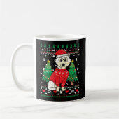 Mug Jindo coréen Arbre de Noël Jindo maman chien (Gauche)