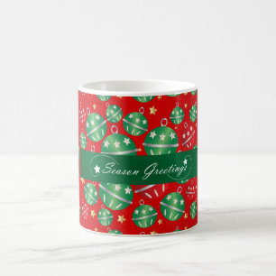 Mug Jingle Bell Motif de conception ornement de Noël