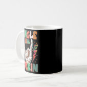 Mug Jingle Bell Rockin Groovy Retro Christmas Xmas Ske (Devant gauche)