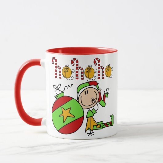 Mug Jingle Bells Elfe de Noël (Gauche)
