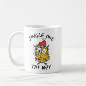 Mug Jingle Owl en chemin Funny Père Noël Owl (Gauche)