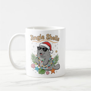 Mug Jingle Shells Tropical Santa Lamantin Noël