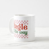 Mug Jingle Tout Le Chemin Retro Noël Super (Devant gauche)