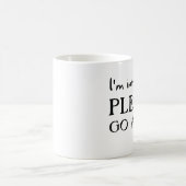Mug J'introverting, veuillez partir (Centre)
