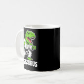 Mug Jitsusaurus Drôle Dinosaure Vert T-rex Brésilien (Devant gauche)