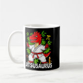 Mug Jitsusaurus Drôle Jiu Jitsu Trex MMA Brésilien (Gauche)