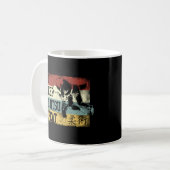Mug Jiu Jitsu Bjj Mange Sleep Jiu Jitsu Répéter Retro (Devant gauche)