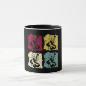 Mug Jiu Jitsu Brésil Vintage Retro (Centre)