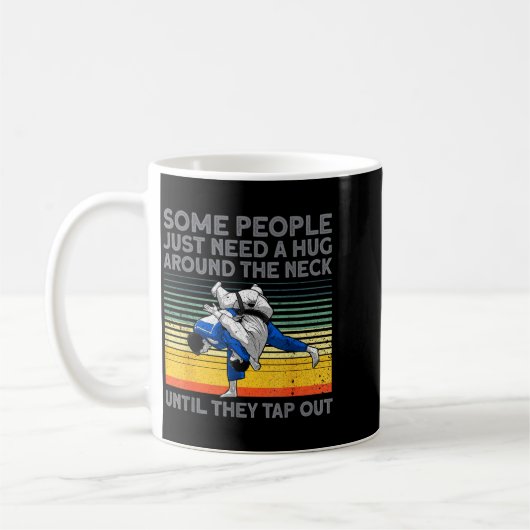 Mug Jiu Jitsu Design For Men Women Kids Bjj Brazilian  (Gauche)