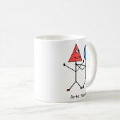 Mug Jiu Jitsu Funny Triangle Choke (Devant droit)
