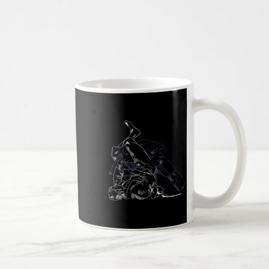 Mug Jiu-jitsu Lutter Karate Sport Lutter Jitsu (Droite)