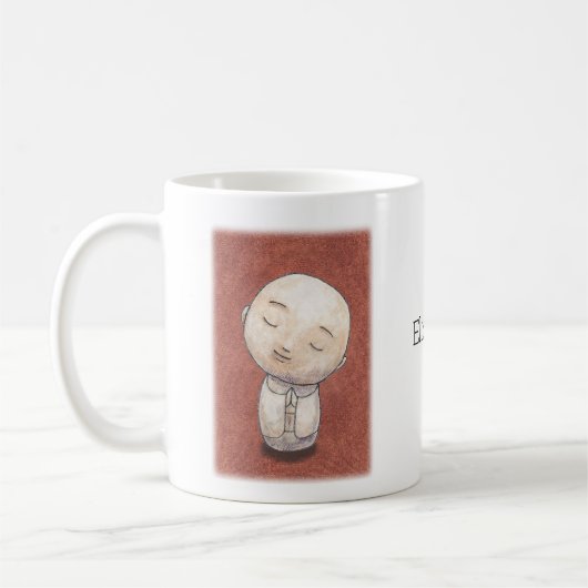 Mug Jizo Art Kindness Compassion Méditation personnali (Gauche)