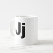 Mug Jj helvetica (Devant gauche)