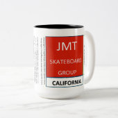 Mug JMT bicolore, 45 cl (Devant droit)