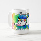 Mug J'obtiendrai au-dessus de lui que je dois juste (Devant gauche)