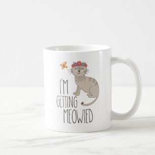Mug J'obtiens le mariage de chat de Meowied