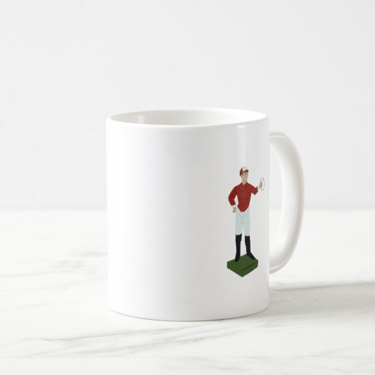 Mug Jockey de pelouse (Devant droit)