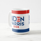Mug Joe Biden 2024 - Kamala Harris Blue Red (Devant gauche)