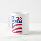 Mug Joe Biden '20 avec drapeau américain (Devant gauche)
