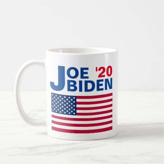 Mug Joe Biden '20 avec drapeau américain (Gauche)