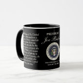 Mug Joe Biden Jour d'investiture 20 janvier 2025 (Devant gauche)
