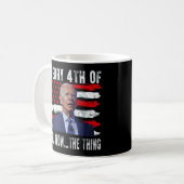 Mug Joe Biden Joyeux 4e de vous savez...Le truc (Devant gauche)