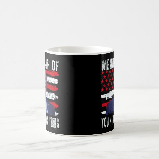 Mug Joe Biden Joyeux 4e de vous savez...Le truc (Centre)