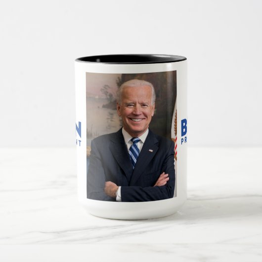Mug Joe Biden Portrait Officiel, Président Biden, ZSSG (Centre)