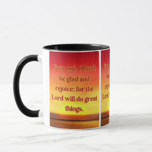 Mug Joel 2:21 KJV Bible Verse Écriture Chrétienne Pic
