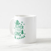 Mug J'Offre Toute La Nuit Longue Naughty Père Noël Drô (Devant gauche)