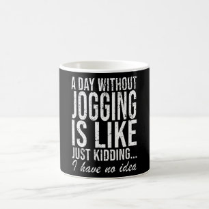 Mug Jogging Running Running Funny Dire Cadeau