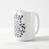 Mug Johann Sebastian Bach Crest Monogramme Insignia (Devant droit)